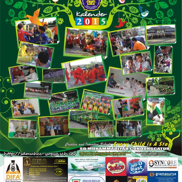 Kalender SD Muhammadiyah Condongcatur 2015