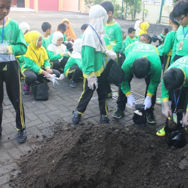 Kegiatan Menanam Cabai di Polybag Kelas 3