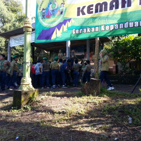 Kemah Kepanduan HW di Pentingsari 2015