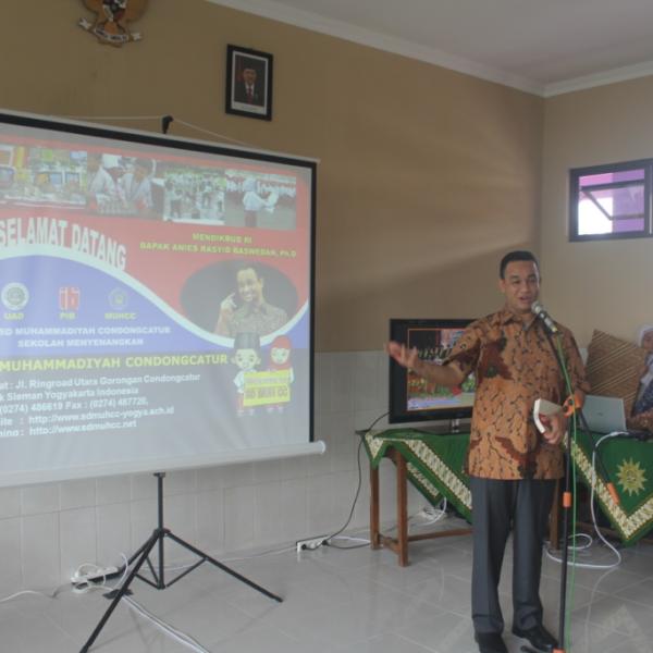 Kunjungan MENDIKBUD BAPAK ANIS BASWEDAN 25 April 2015