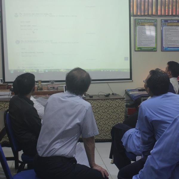 Kunjungan Mr. Sugimoto JICA ICT EQEP Evaluator