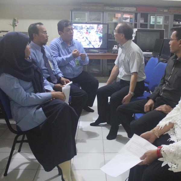Kunjungan Mr. Sugimoto JICA ICT EQEP Evaluator