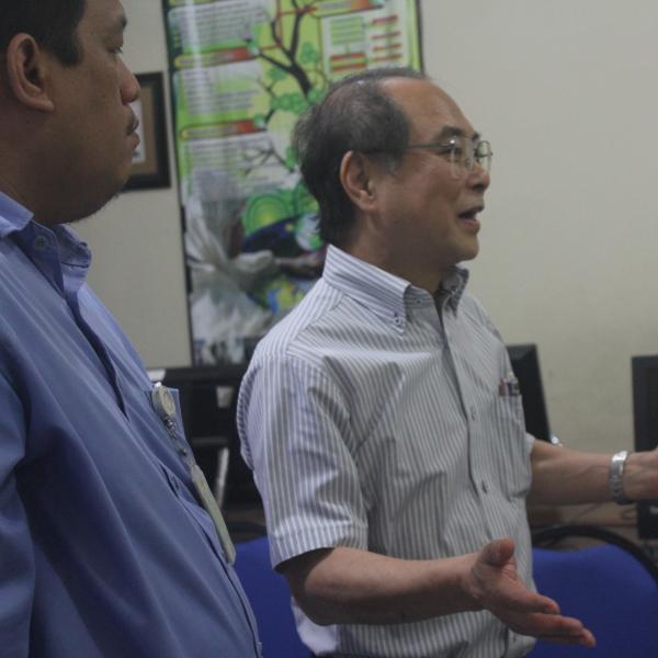 Kunjungan Mr. Sugimoto JICA ICT EQEP Evaluator