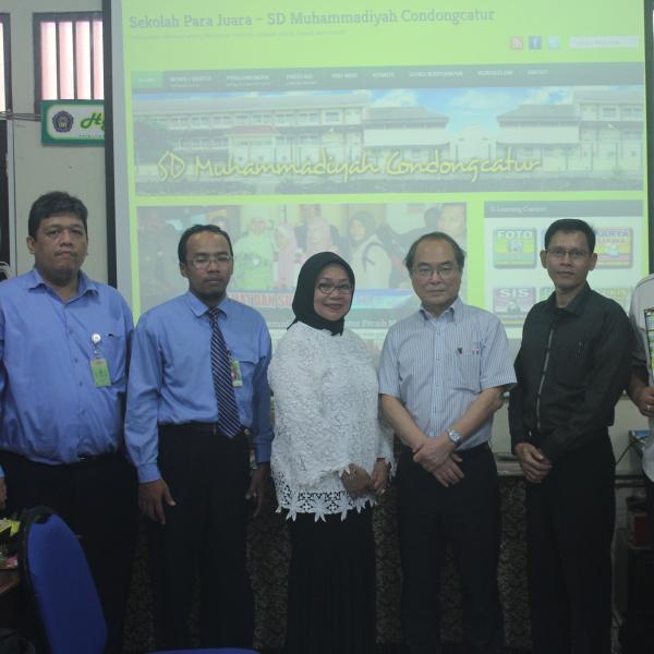 Kunjungan Mr. Sugimoto JICA ICT EQEP Evaluator