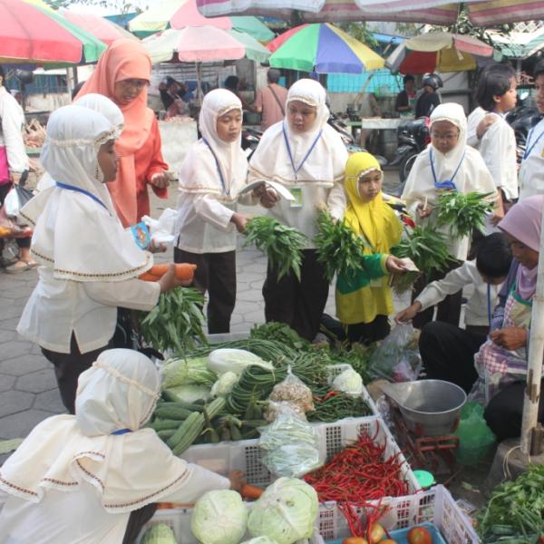 Pembelajaran di Pasar Condongcatur Kelas 3 2015
