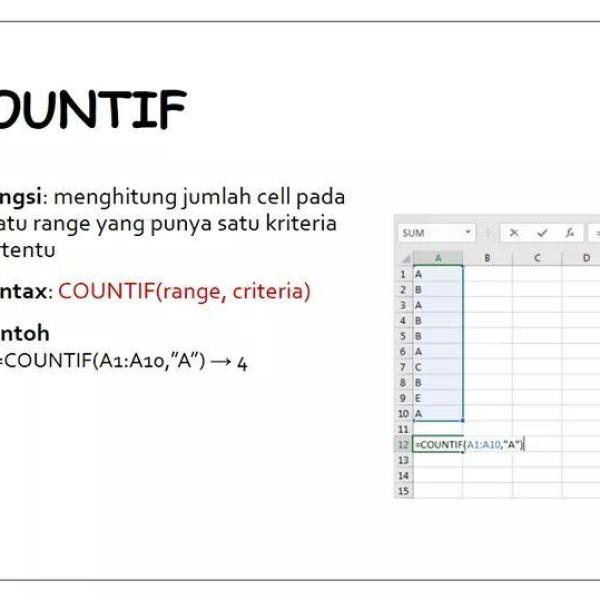 Rumus Excel